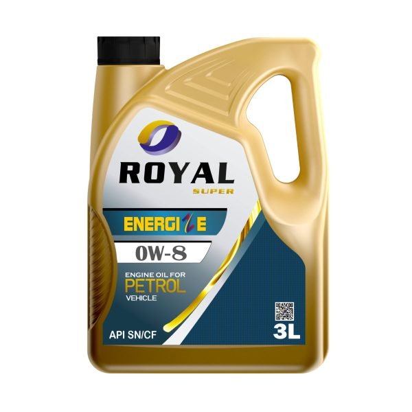 Royal Super Lubricants Engine Oil 0W-8 API SN/CF for Petrol Vehicle 3 Liter
