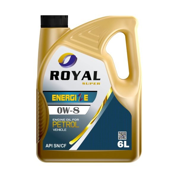 Royal Super Lubricants Engine Oil 0W-8 API SN/CF for Petrol Vehicle 6 Liter
