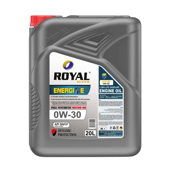 Royal Super Lubricants Engine Oil 0W-30 API SN/CF for Petrol Vehicle 20 Liter