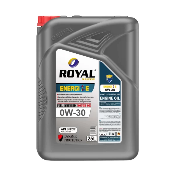 Royal Super Lubricants Engine Oil 0W-30 API SN/CF for Petrol Vehicle 25 Liter