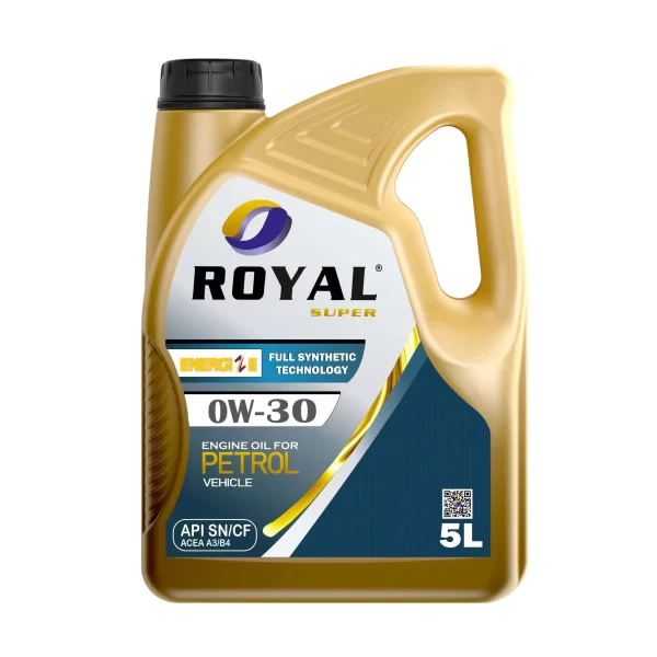 Royal Super Lubricants Engine Oil 0W-30 API SN/CF for Petrol Vehicle 5 Liter