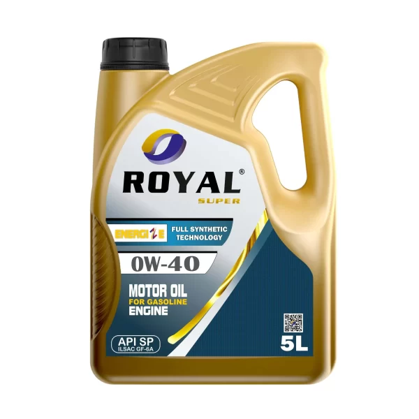 Royal Super Gasoline Engine Oil 0W-40 API SP 5 Liter