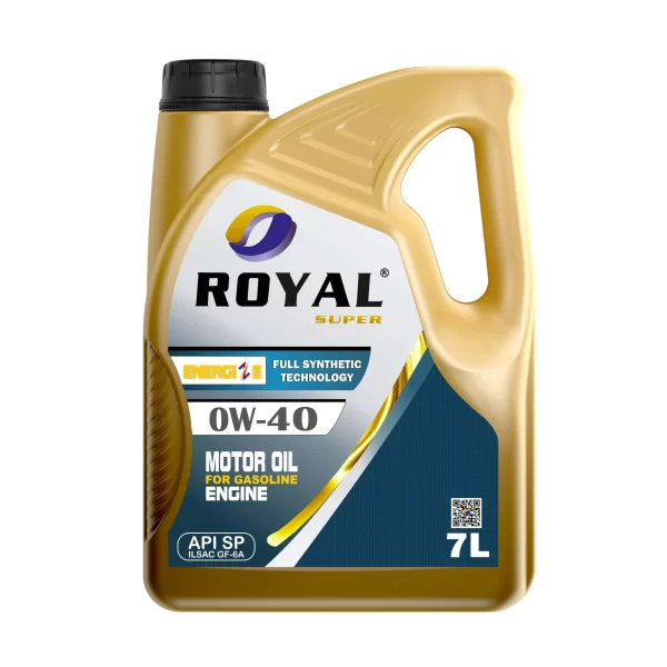 Royal Super Gasoline Engine Oil 0W-40 API SP 7 Liter