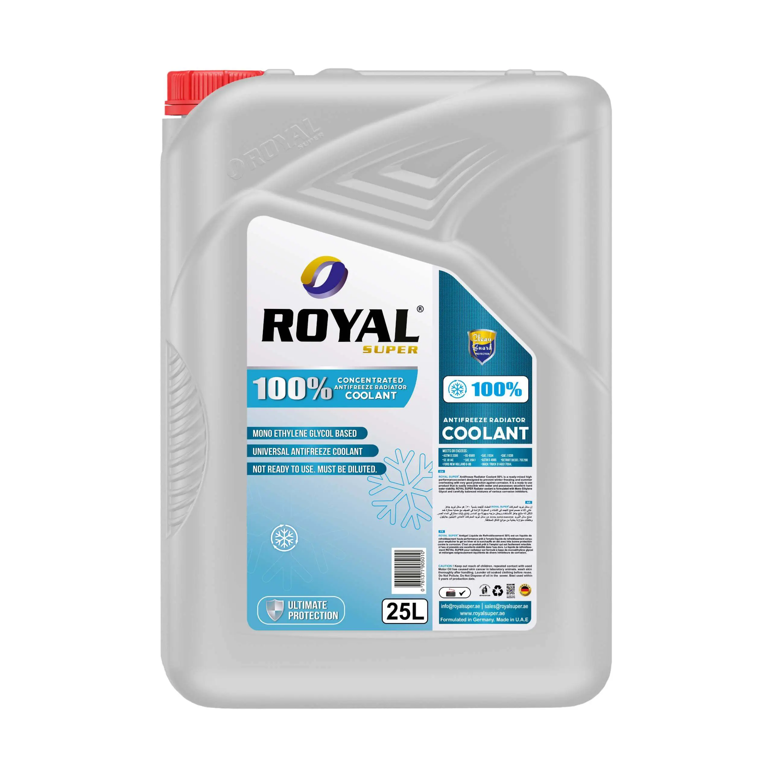 Royal Super Antifreeze Coolant 100% - 25L