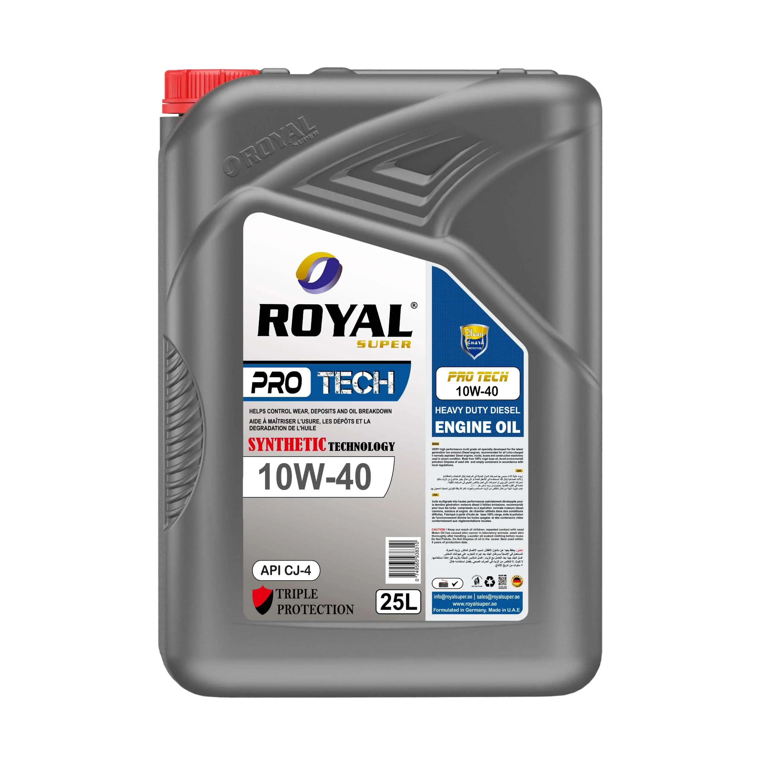 Royal Super Lubricants engine oil 10W-40 API CJ4 for Diesel Vehicle 25 Liter