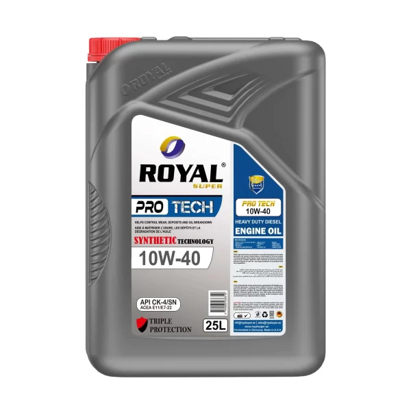 Royal Super Lubricants engine oil 10W-40 API CK-4/SN for Diesel Vehicle 25 Liter