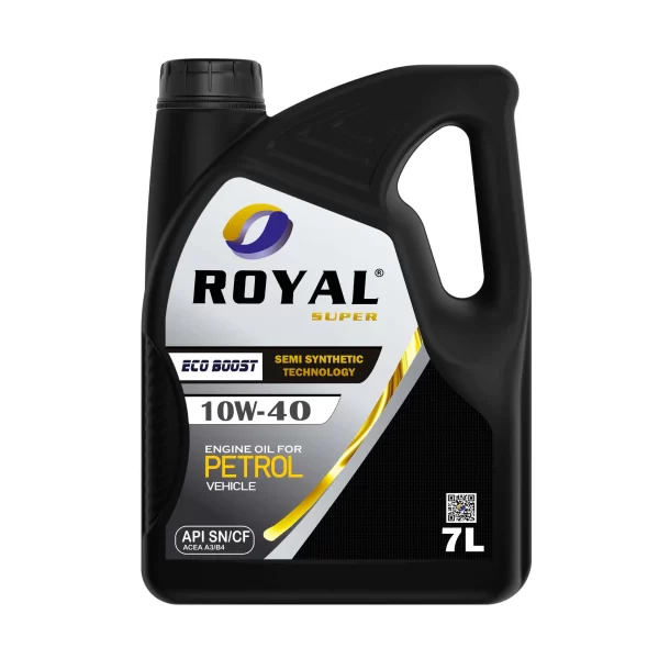Royal Super Lubricants Engine Oil 10W-40 API SN/CF for Petrol Vehicle 7 Liter