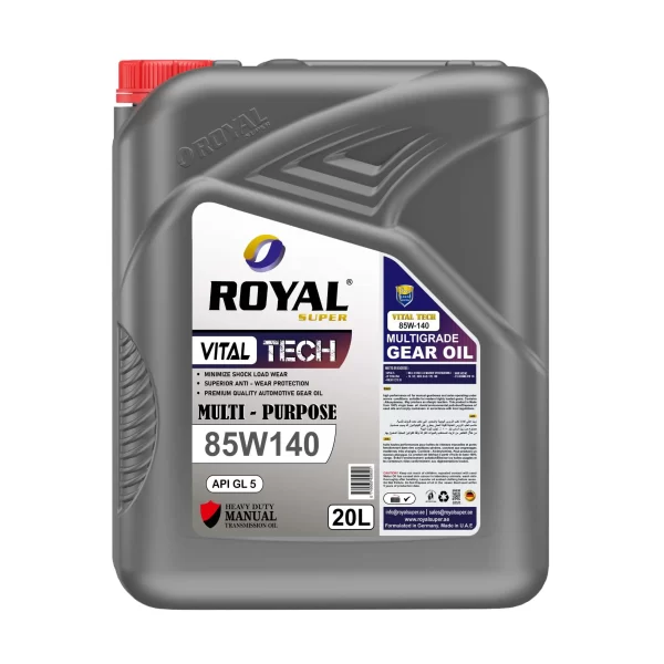 Royal Super Lubricants Gear Oil 85W-140 API GL 5 - 20 Liter