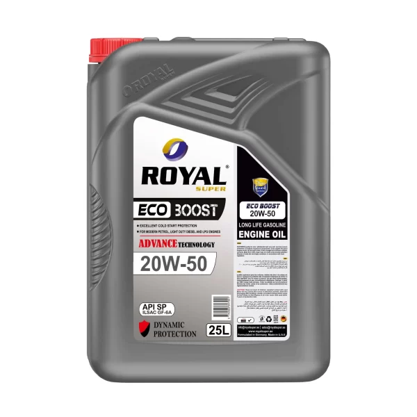 Royal Super Gasoline Engine Oil 20W-50 API SP 25 Liter