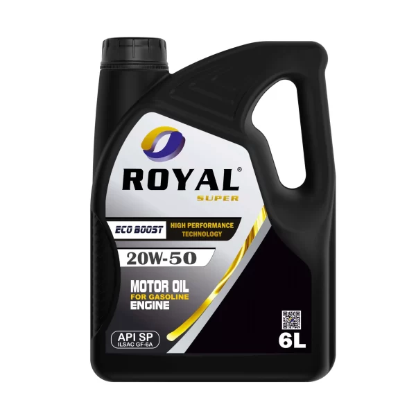 Royal Super Gasoline Engine Oil 20W-50 API SP 6 Liter