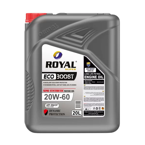 Royal Super Gasoline Engine Oil 20W-60 API SN/CF 20 Liter
