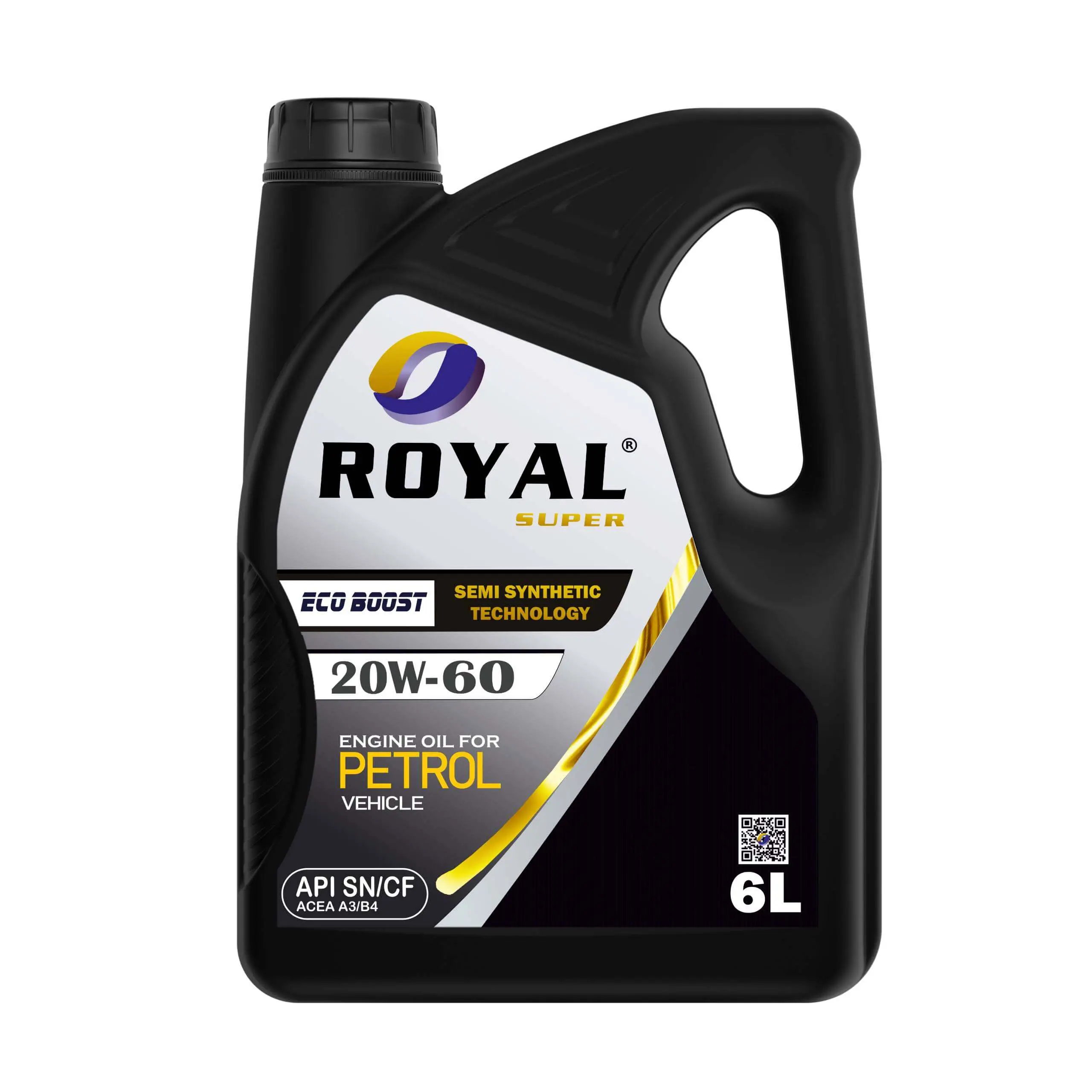 Royal Super Gasoline Engine Oil 20W-60 API SN/CF 6 Liter