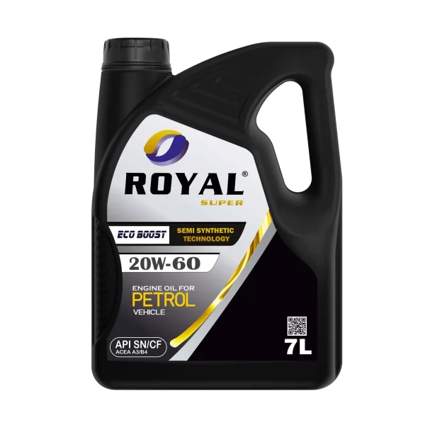 Royal Super Gasoline Engine Oil 20W-60 API SN/CF 7 Liter