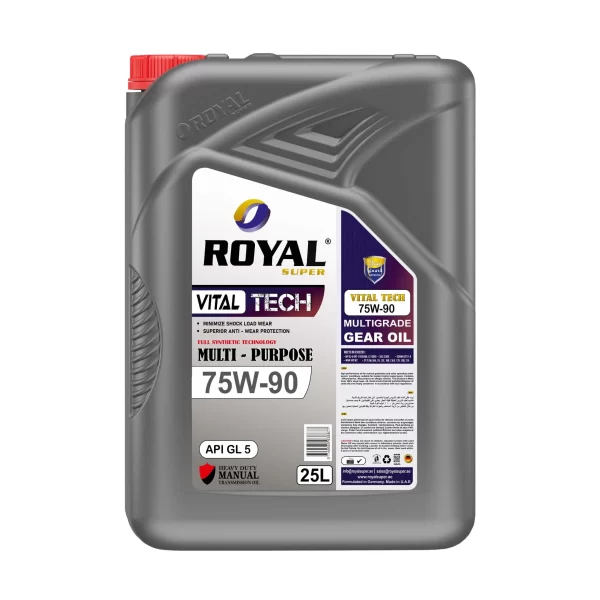 Royal Super Lubricants Gear Oil 75W-90 API GL 5 – 25 Liter