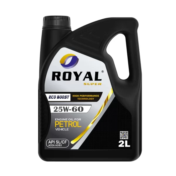 Royal Super Lubricants engine oil 25W-60 API SL/CF for Petrol Vehicle 2 Liter