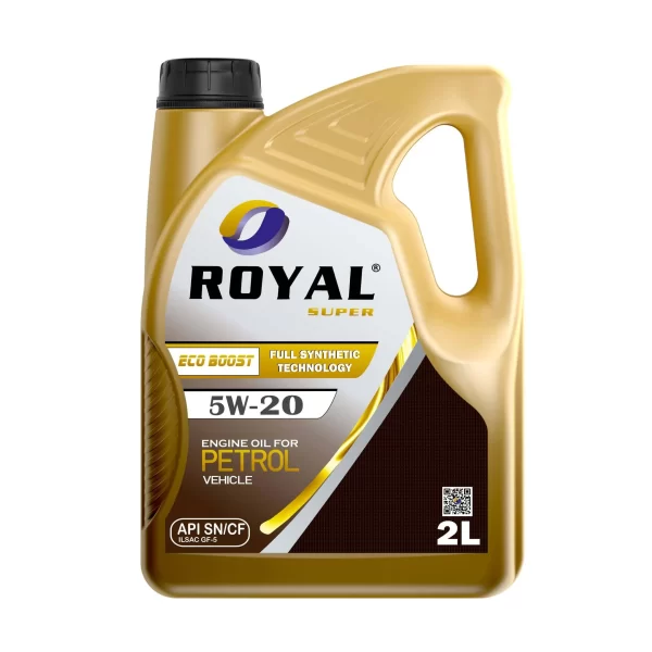 Royal Super Lubricants Engine Oil 5W-20 API SN/CF for Petrol Vehicle 2 Liter