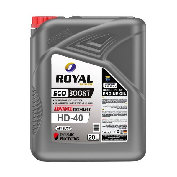 Royal Super Lubricants engine oil HD 40 API SL/CF for Petrol Vehicle 20 Liter