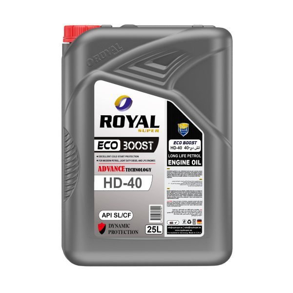Royal Super Lubricants engine oil HD 40 API SL/CF for Petrol Vehicle 25 Liter