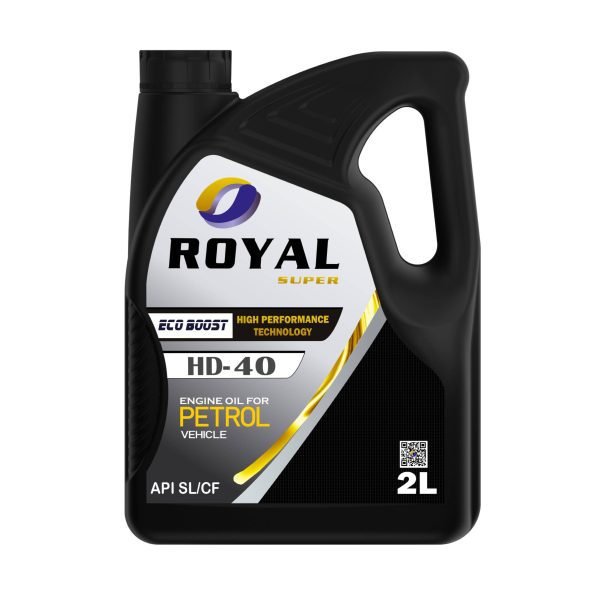 Royal Super Lubricants engine oil HD 40 API SL/CF for Petrol Vehicle 2 Liter