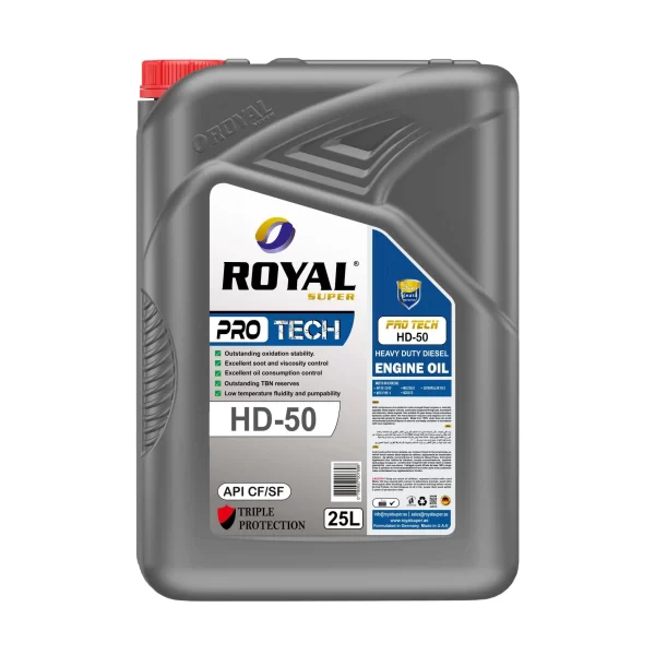 Royal Super Lubricants Engine Oil HD 50 API CF/SF for Diesel Vehicle 25 Liter
