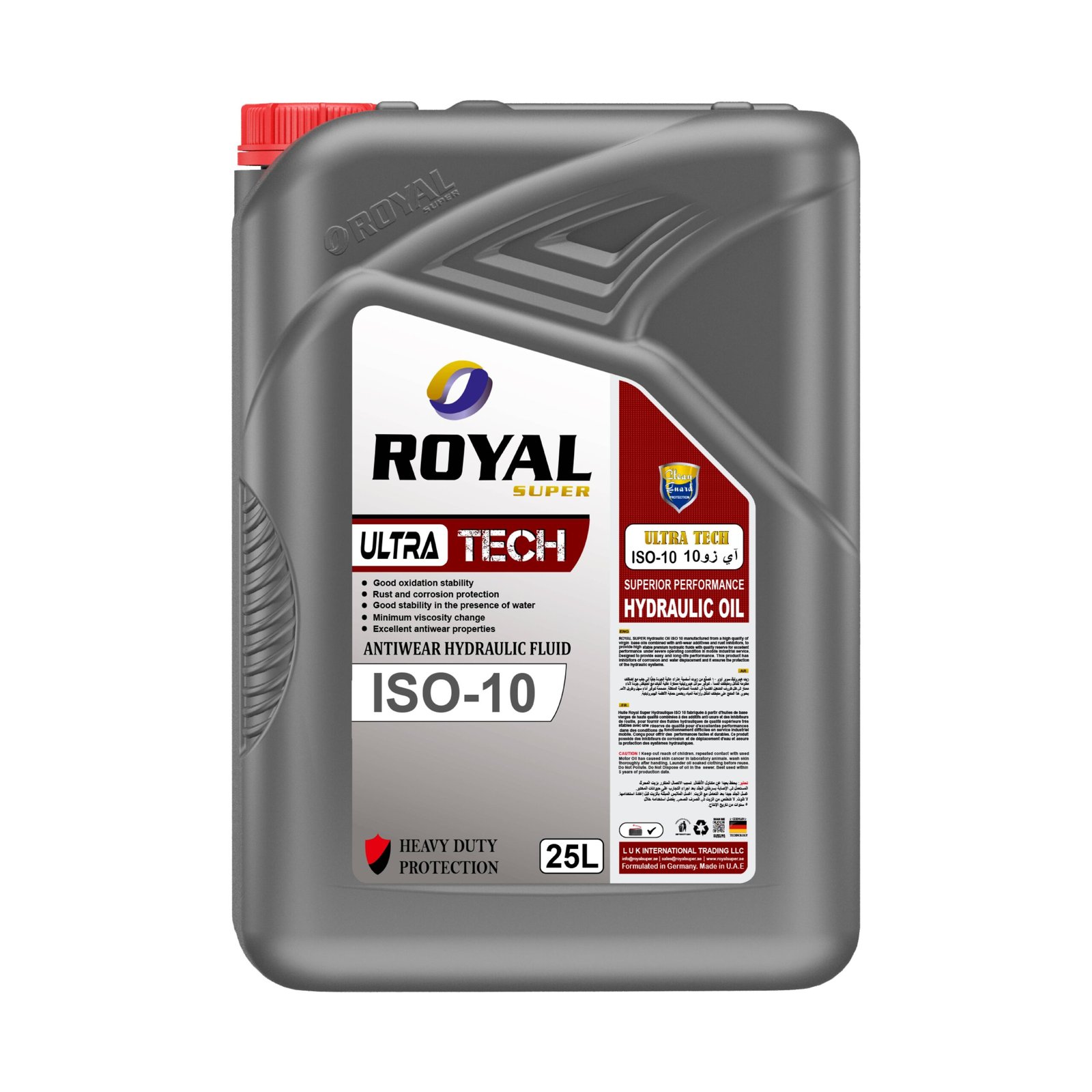Royal Super Lubricant Hydraulic Oil HYD AW ISO 10 – 25 Liter