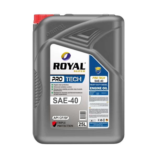 Royal Super Lubricants engine oil SAE 40 API CF/SF for Diesel Vehicle 25 Liter