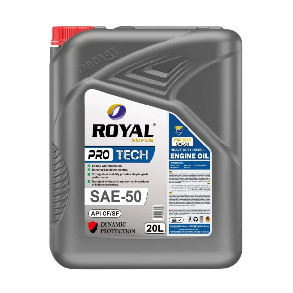 Royal Super Lubricants Engine Oil SAE 50 API CF/SF for Diesel Vehicle 20 Liter