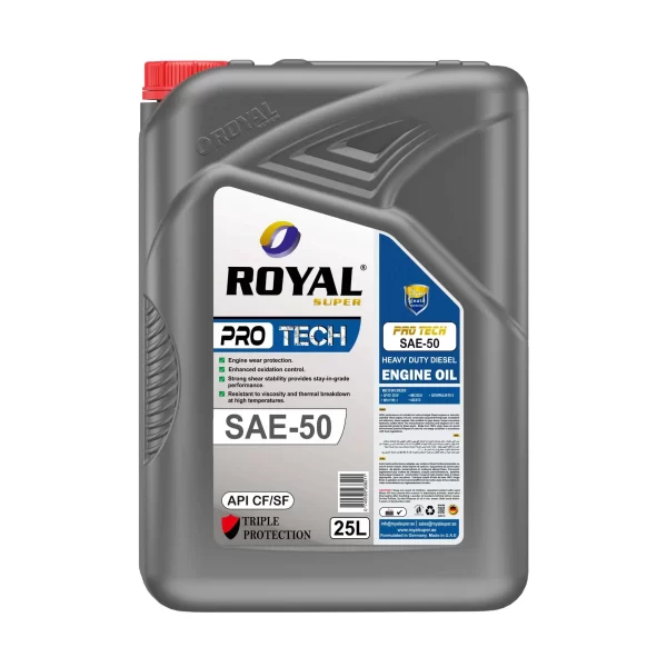 Royal Super Lubricants engine oil SAE 50 API CF/SF for Diesel Vehicle 25 Liter