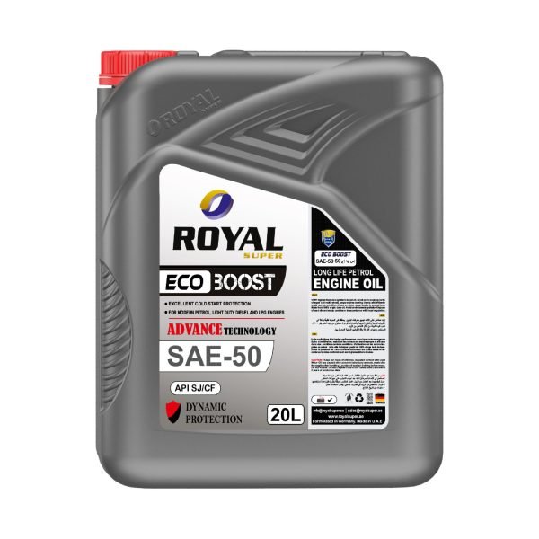 Royal Super Lubricants Engine Oil SAE 50 API SJ/CF for Petrol Vehicle 20 Liter
