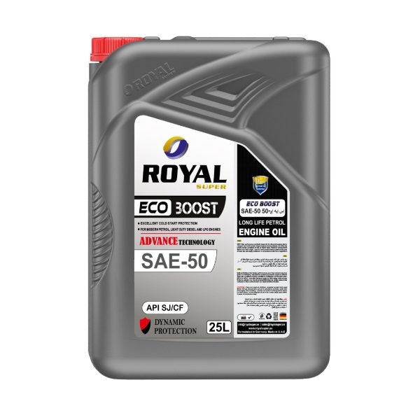 Royal Super Lubricants Engine Oil SAE 50 API SJ/CF for Petrol Vehicle 25 Liter