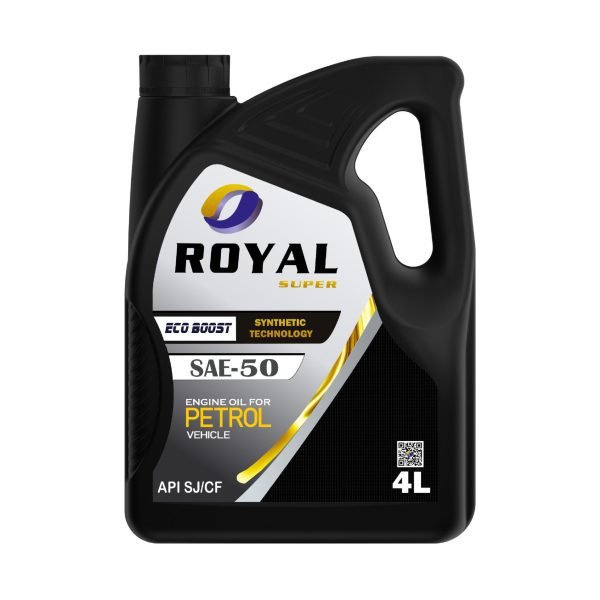 Royal Super Lubricants Engine Oil SAE 50 API SJ/CF for Petrol Vehicle 4 Liter