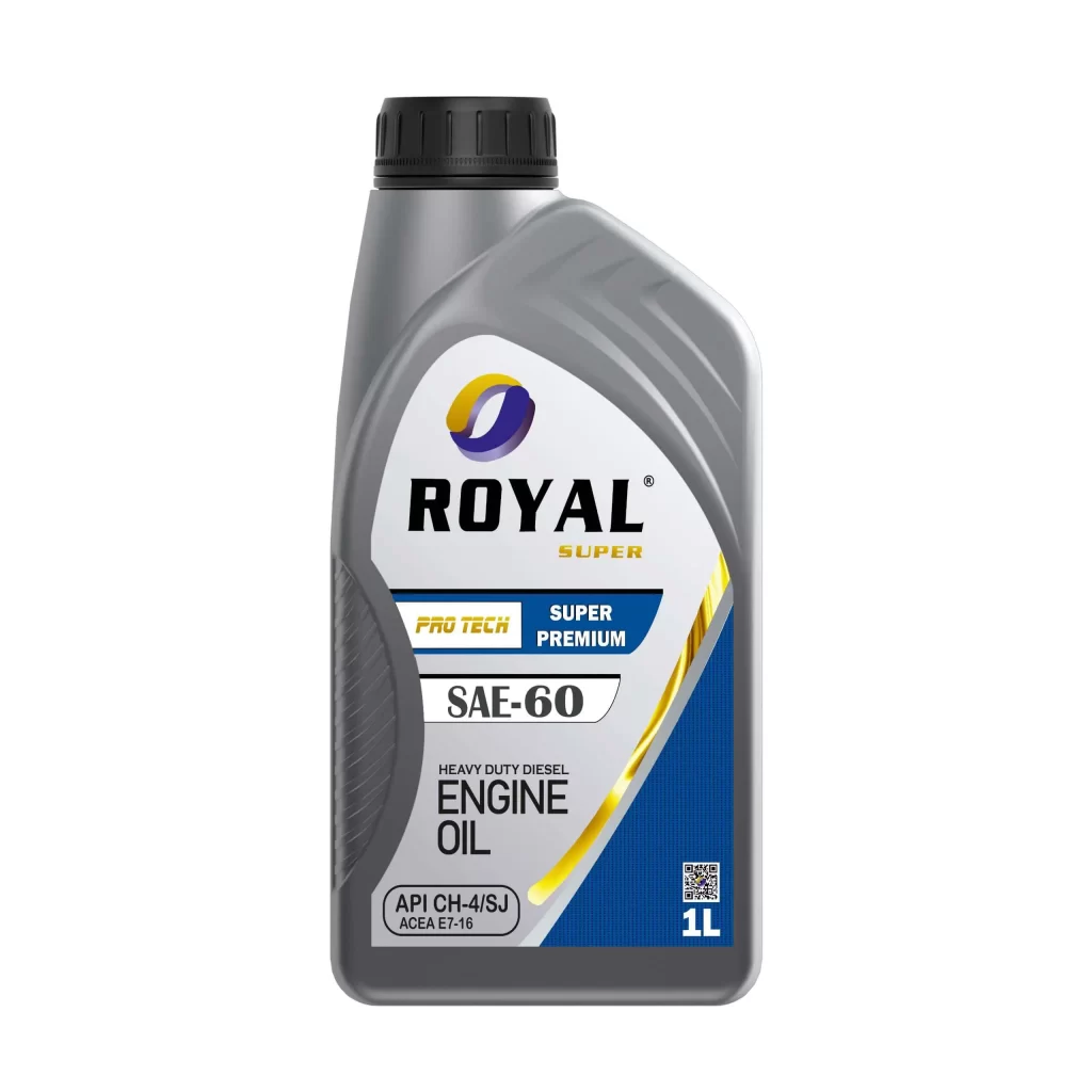 Royal Super Lubricants engine oil SAE 60 API CH-4/SJ for Diesel Vehicle ...