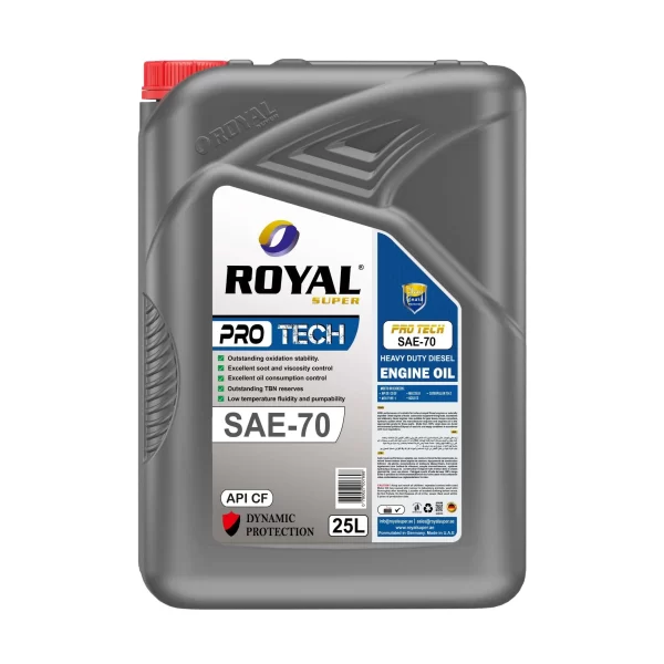 Royal Super Lubricants engine oil SAE 70 API CF for Diesel Vehicle 25 Liter