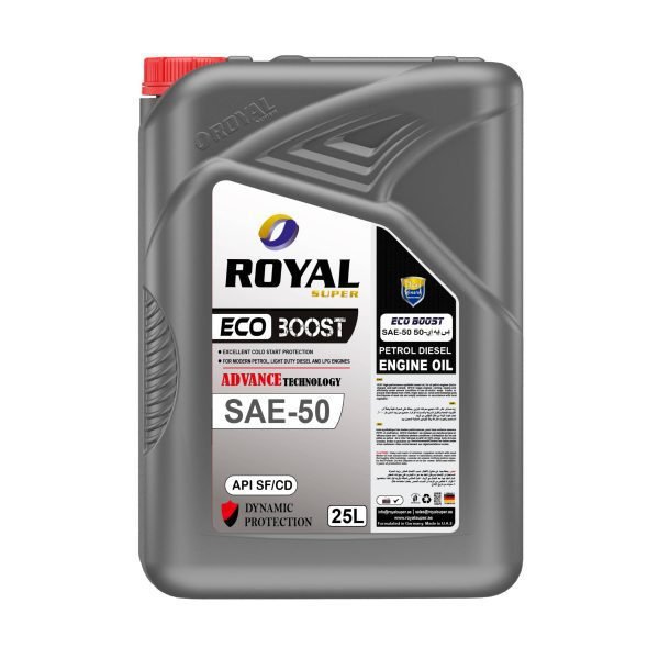 Royal Super Petrol & Diesel Engine Oil SAE 50 API SF/CD 25 Liter